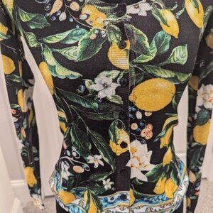 Boston Proper Bright Colorful Cardigan XXS